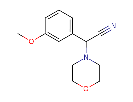 2-(3-METHOXYPHENYL)-2-MORPHOLINOACETONITRILE