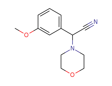 Molecular Structure of 123567-57-7 (2-(3-METHOXYPHENYL)-2-MORPHOLINOACETONITRILE)