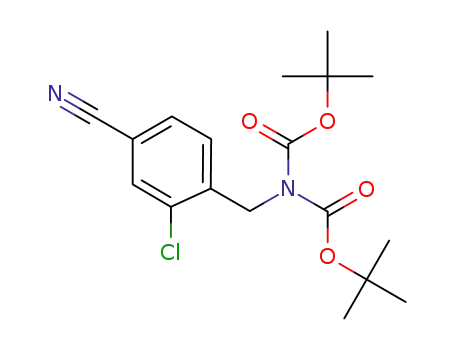 4-(DI-T-BOC-아미노메틸)-3-클로로벤조니트릴