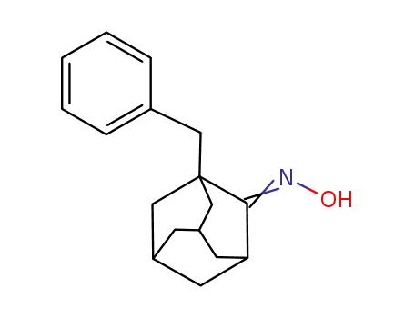 Molecular Structure of 1014694-15-5 (1-benzyltricyclo[3.3.1.1<sup>3,7</sup>]decan-2-ketoxime)