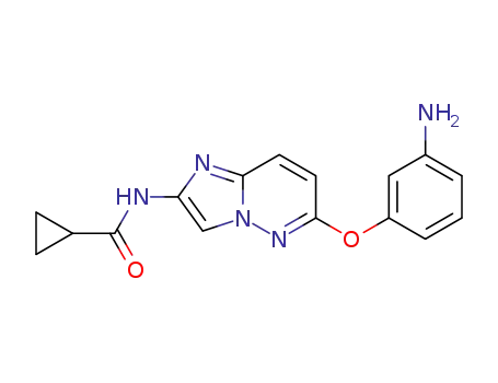 N-[6-(3-aminophenoxy)imidazo[1,2-b]pyridazine-2-yl]cyclopropanecarboxamide