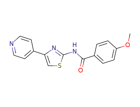 4-methoxy-N-[4-(4-pyridinyl)-1,3-thiazol-2-yl]benzamide