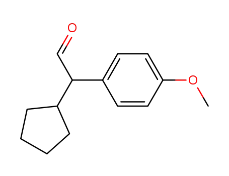2-cyclopentyl-2-(4-methoxyphenyl)acetaldehyde