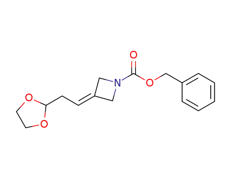 phenylmethyl 3-[2-(1,3-dioxolan-2-yl)ethylidene]azetidine-1-carboxylate