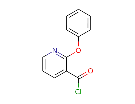 Molecular Structure of 51362-49-3 (2-PHENOXYPYRIDINE-3-CARBONYL CHLORIDE)