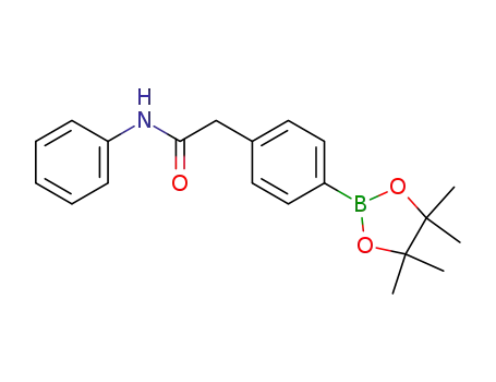 Benzeneacetamide,
N-phenyl-4-(4,4,5,5-tetramethyl-1,3,2-dioxaborolan-2-yl)-