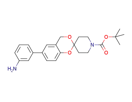 tert-butyl 6-(3-aminophenyl)-1'H,4H-spiro[1,3-benzodioxine-2,4'-piperidine]-1'-carboxylate