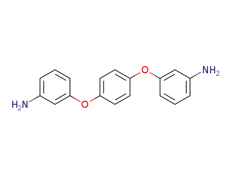 Molecular Structure of 59326-56-6 (1,4-Bis(3-aminophenoxy)benzene)