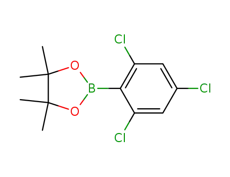 Molecular Structure of 69807-93-8 (4,4,5,5-tetramethyl-2-(2,4,6-trichlorophenyl)-1,3,2-dioxaborolane)
