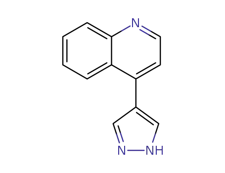 Molecular Structure of 439106-49-7 (4-(1H-PYRAZOL-4-YL)QUINOLINE)
