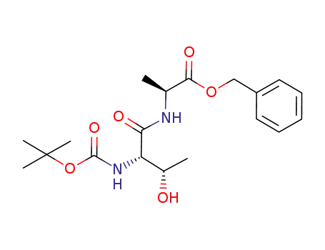 Molecular Structure of 947189-54-0 (Boc-L-aThr-L-Ala-OBn)