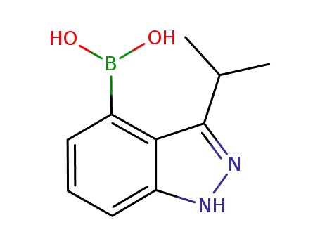 [3-(1-메틸에틸)-1H-인다졸-4-일]붕소산