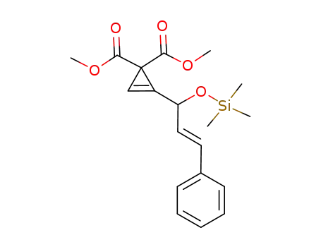 dimethyl 1-[(2E)-1-trimethylsiloxy-3-phenylprop-2-ene]cyclopropene-3,3-dicarboxylate