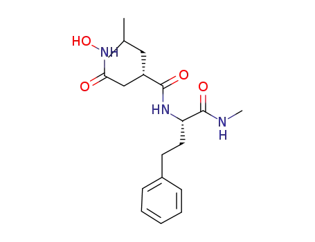 (S)-N<sub>4</sub>-hydroxy-2-isobutyl-N<sub>1</sub>-((S)-1-(methylamino)-1-oxo-4-phenylbutan-2-yl)succinamide