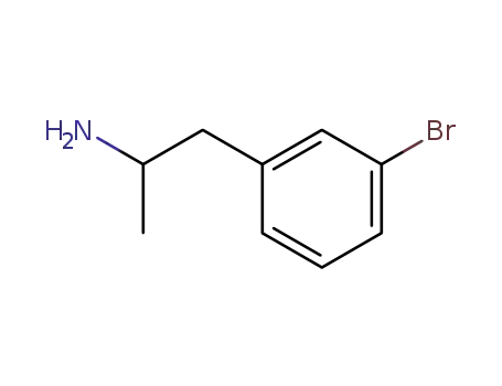 Molecular Structure of 61610-65-9 (1-(3-bromophenyl)propan-2-amine)