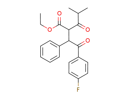 ethyl 2-[2-(4-fluorophenyl)-2-oxo-1-phenyl-ethyl]-4-methyl-3-oxopentanoate