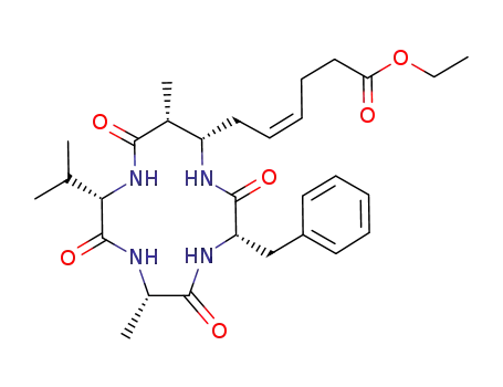 C<sub>29</sub>H<sub>42</sub>N<sub>4</sub>O<sub>6</sub>