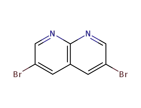 Molecular Structure of 17965-79-6 (3,6-Dibromo-1,8-naphthyridine)