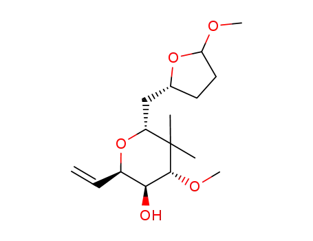 (2R,3S,4S,6R)-4-methoxy-6-(((R)-5-methoxytetrahydrofuran-2-yl)methyl)-5,5-dimethyl-2-vinyltetrahydro-2H-pyran-3-ol