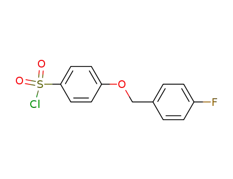 4-[(4-Fluorophenyl)methoxy]benzene-1-sulfonyl chloride