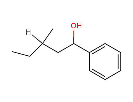 Molecular Structure of 41927-37-1 (Benzenemethanol, a-(2-methylbutyl)-)
