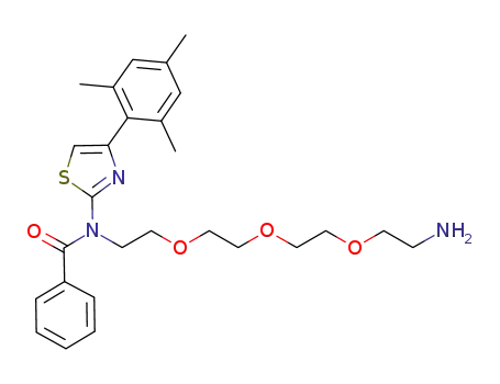 N-(2-{2-[2-(2-amino-ethoxy)-ethoxy]-ethoxy}-ethyl)-N-[4-(2,4,6-trimethyl-phenyl)-thiazol-2-yl]benzamide