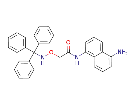 N<sub>1</sub>-(tritylaminooxyacetyl)-1,5-diaminonaphthalene