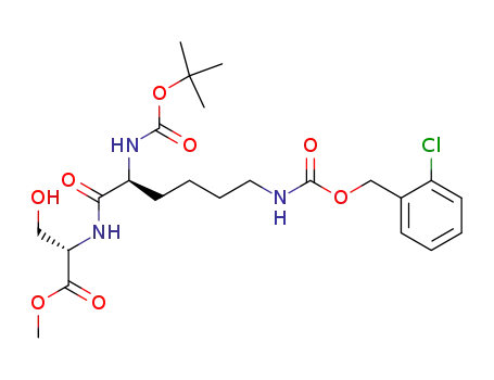 methyl [N<sup>α</sup>-(tert-butoxycarbonyl)-Nε-(2-chlorobenzylcarbonyl)-L-lysyl]-L-serinate