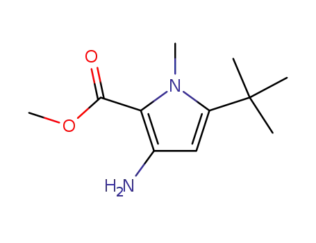 1H-Pyrrole-2-carboxylicacid,3-amino-5-(1,1-dimethylethyl)-1-methyl-,methyl
