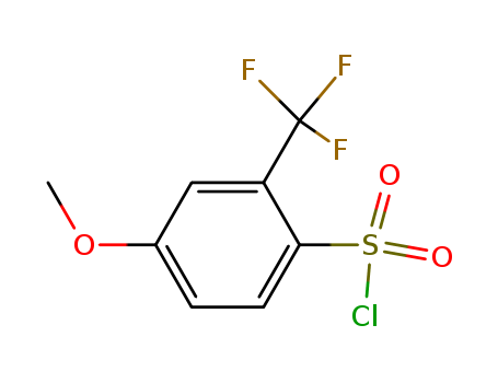 4-Methoxy-2-(trifluoromethyl)benzenesulfonyl chloride cas no. 775288-85-2 98%