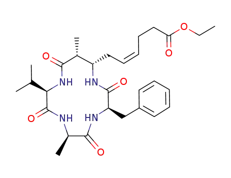 C<sub>29</sub>H<sub>42</sub>N<sub>4</sub>O<sub>6</sub>