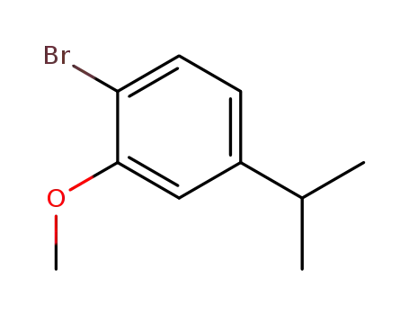 Benzene, 1-bromo-2-methoxy-4-(1-methylethyl)-