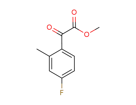 Molecular Structure of 334477-07-5 (Ethyl 4-fluoro-2-methylbenzoylformate)