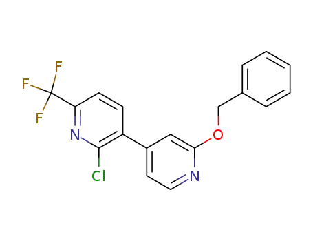 3-(2-(benzyloxy)pyridin-4-yl)-2-chloro-6-(trifluoromethyl)pyridine