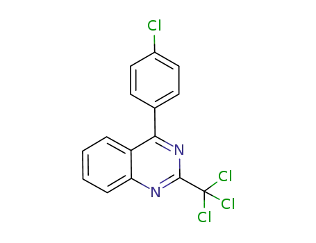 Molecular Structure of 1008132-68-0 (4-(4’-chlorophenyl)-2-trichloromethylquinazoline)