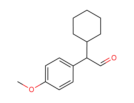 Molecular Structure of 931583-28-7 (2-cyclohexyl-2-(4-methoxyphenyl)acetaldehyde)