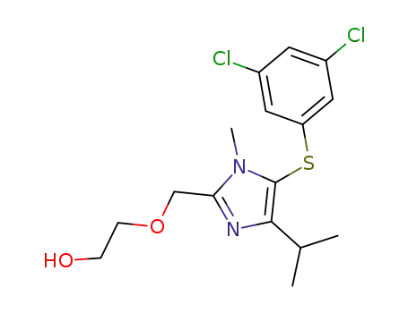 Ethanol,
2-[[5-[(3,5-dichlorophenyl)thio]-1-methyl-4-(1-methylethyl)-1H-imidazol-2
-yl]methoxy]-