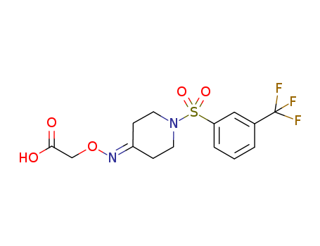 2-(1-(3-(TrifluoroMethyl)phenylsulfonyl)piperidin-4-ylideneaMino