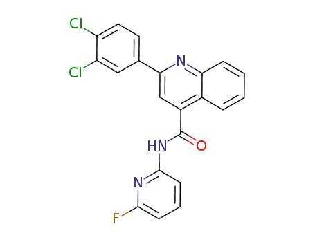2-(3,4-dichloro-phenyl)-quinoline-4-carboxylic acid (6-fluoro-pyridin-2-yl)-amide