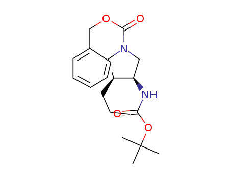 (3S,4S)-1-benzyloxycarbonyl-3-(tert-butoxycarbonyl)amino-4-propylpyrrolidine