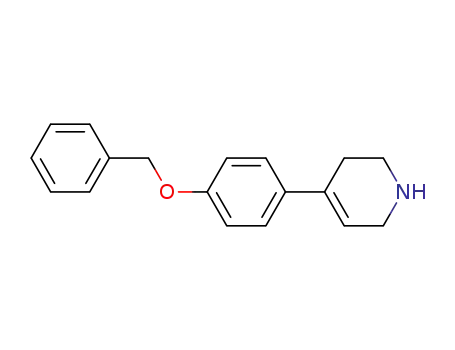 Molecular Structure of 778642-53-8 (4-[4-(benzyloxy)phenyl]-1,2,3,6-tetrahydropyridine)