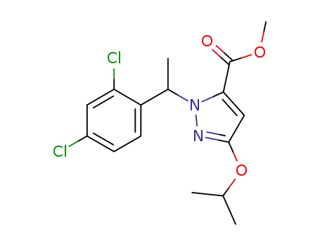 1-[1-(2,4-dichlorophenyl)ethyl]-3-isopropoxy-1H-pyrazole-5-carboxylic acid methyl ester