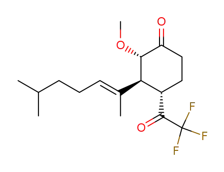 (2S,3S,4S)-2-methoxy-3-[(2E)-6-methylhept-2-en-2-yl]-4-(trifluoroacetyl)cyclohexanone
