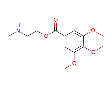 Benzoic acid, 3,4,5-trimethoxy-, 2-(methylamino)ethyl ester