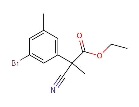 ethyl 2-(3-bromo-5-methylphenyl)-2-cyanopropanoate