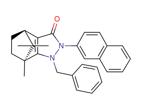 (4R,7S)-1-benzyl-7,8,8-trimethyl-2-naphthalen-2-yl-1,2,4,5,6,7-hexahydro-4,7-methano-indazol-3-one