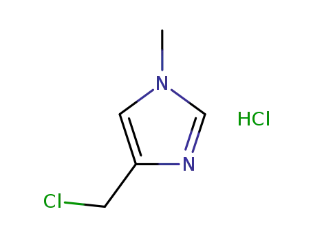 Molecular Structure of 17289-30-4 (5-CHLOROMETHYL-1-METHYL-1H-IMIDAZOLE HCL)