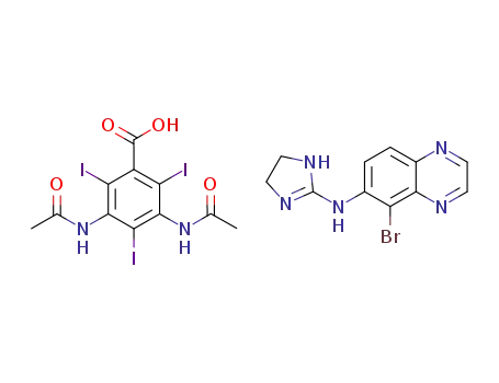 Molecular Structure of 1084892-31-8 (brimonidine diatrizoate)