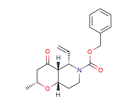 (2R,4aR,5S,8S)-2-methyl-4-oxo-5-vinylhexahydro-2H-pyrano[3,2-c]pyridine-6(7H)-carboxylic acid benzyl ester