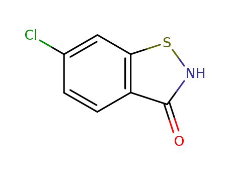 Molecular Structure of 70-10-0 (6-CHLORO-1,2-BENZISOTHIAZOL-3(2H)-ONE)